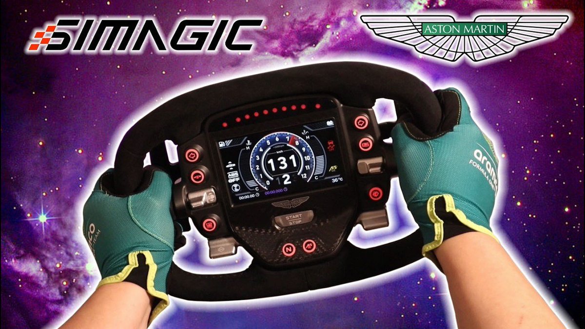 CornerSim's tweet photo. Simagic Aston Martin Valkyrie Steering Wheel Review – Features &amp; Build Quality #AstonMartinValkyrie #SimRacing #simagic
https://t.co/Jg5LQWVJdv https://t.co/ZFpvliWDQC