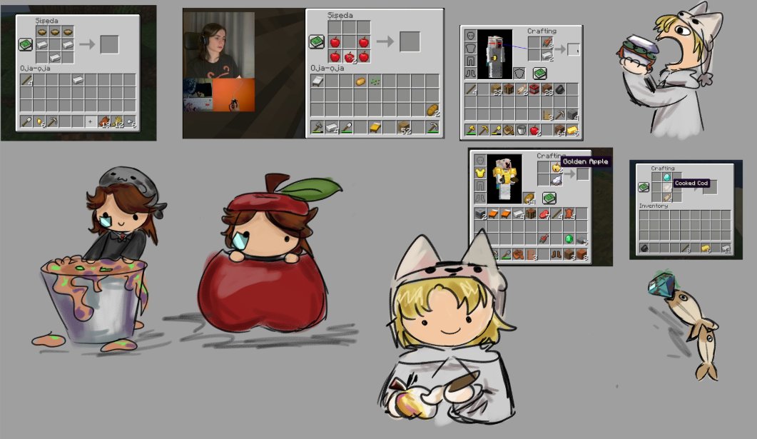 ItzMistyYAY's tweet photo. day 14 - food
look at my runners dawg what are they crafting 😭😭
#mcsrtober https://t.co/TU0titLMv2