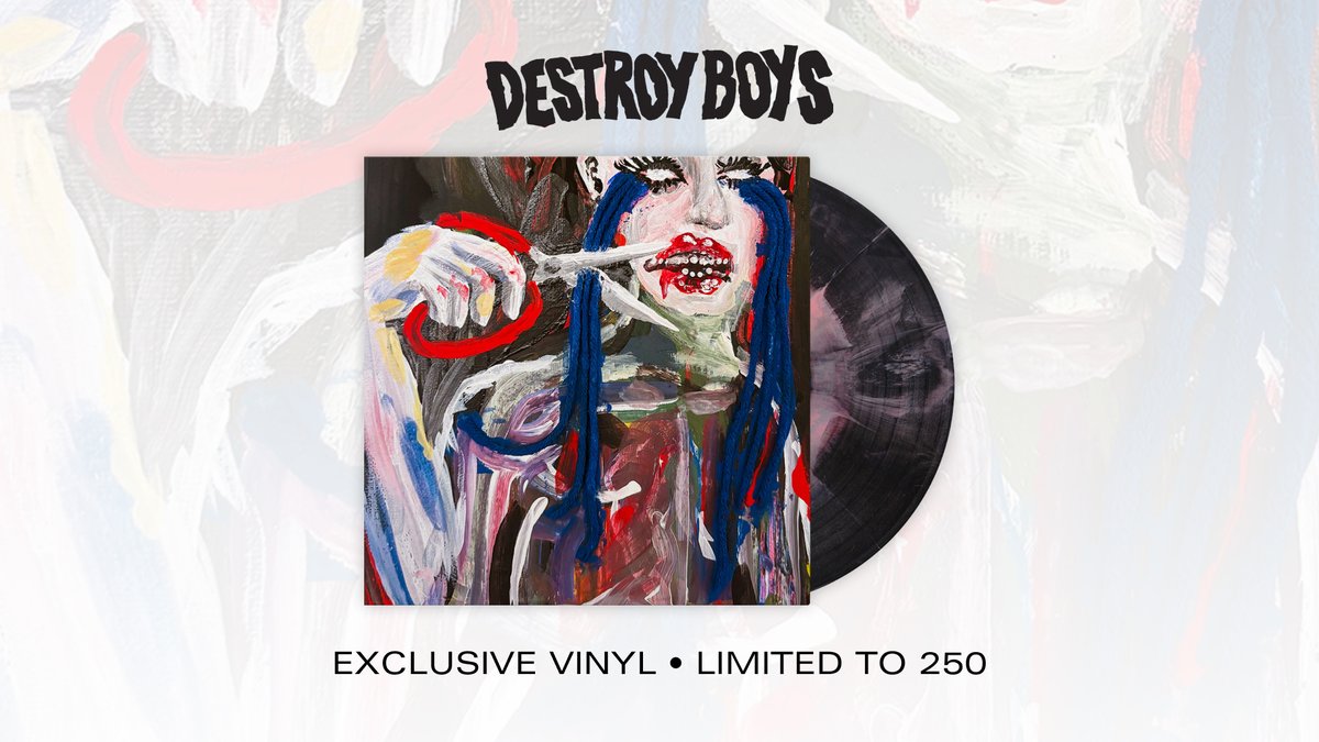 AltPress's tweet photo. Destroy Boys will return with their new album, FOIE GRAS, in the spring, and we’ve got exclusive vinyl, limited to 250.

Get yours https://t.co/GNBC3SzzYM https://t.co/nE4nZPwT1a