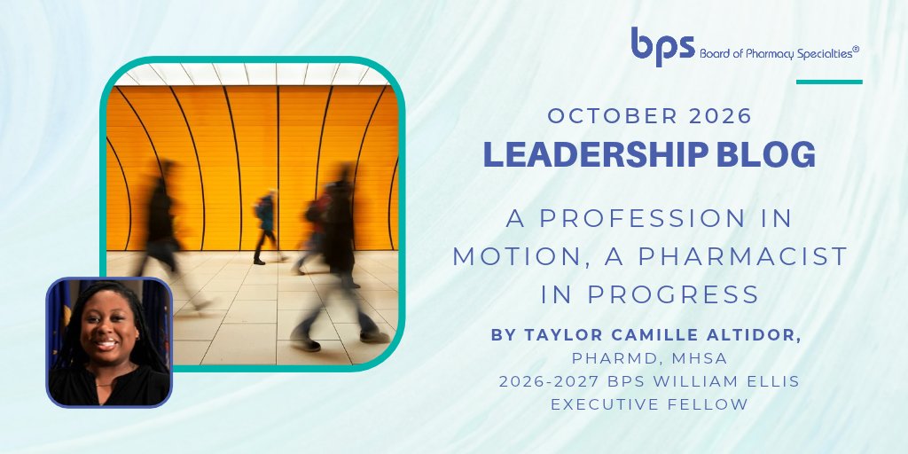 BPSweb's tweet photo. In the October #BPS Leadership Blog, Taylor Altidor, 2026-2027 BPS William Ellis Executive Fellow, shares her journey to pharmacy and some of the exciting things she has learned along the way.

Read more here: https://t.co/ShuG5Y2x2z https://t.co/BNzlWCde5n