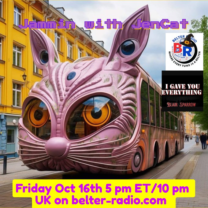 DJencat's tweet photo. @BelterRadio @BlairSparrowRec @ns_kitten @TheDarrenHolla1 @Planet_ERGH Airing:
@kirt_music 
Samfire
@catsfromfu53592
@frankjoshua 
Jonni Slater
Riv-ven
@churchoftrees 
Tom Heideman
@papasatch52159 
@livmiceli 
Midlyfe’s Crisis
Joel Brogon
@mattmcivor 
@HeidiMMantere 
Boys N Barry https://t.co/sJfVMHuttK