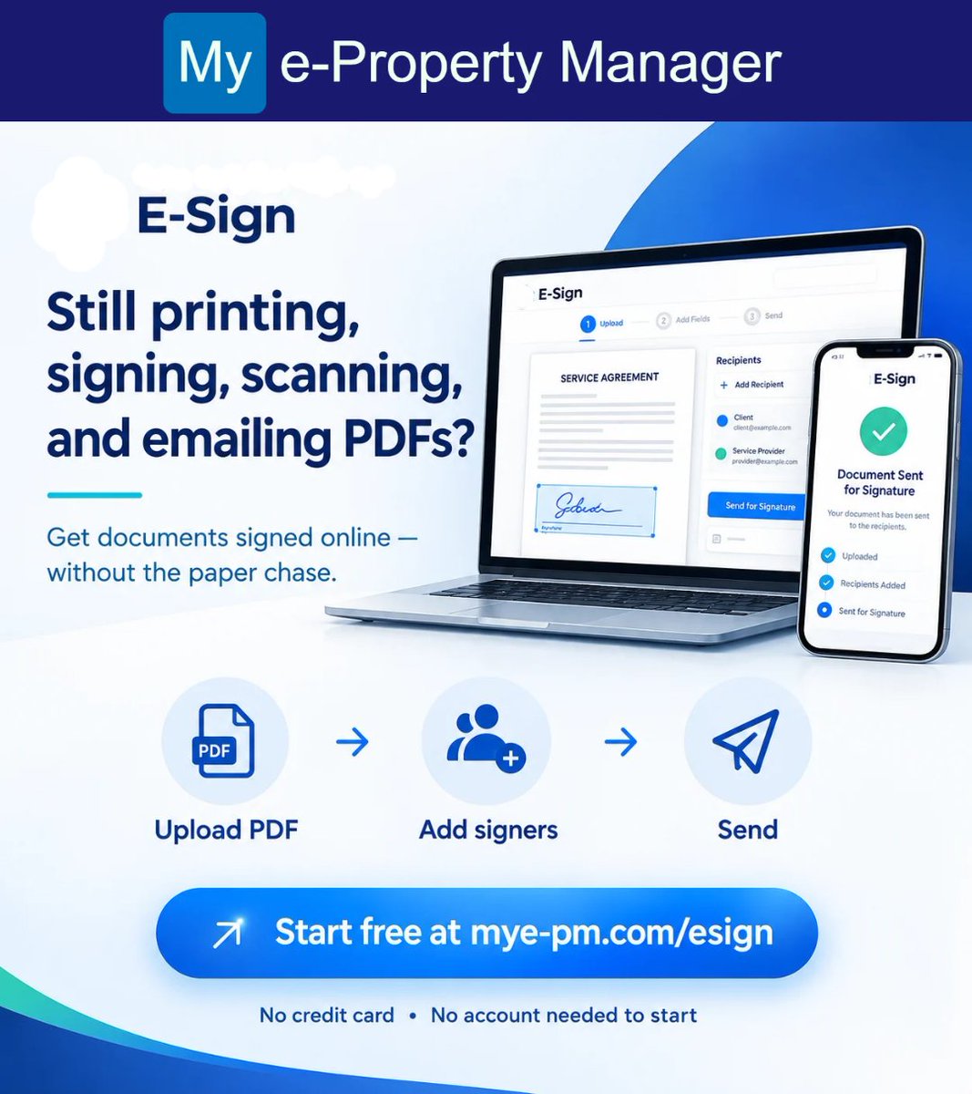Mye_Property's tweet photo. It's free to get started, with no credit card required.
https://t.co/MdkGemfhKF
#ElectronicSignature #SmallBusinessTools #Paperless #Productivity #FreeTools https://t.co/t7Zhk1vx3j