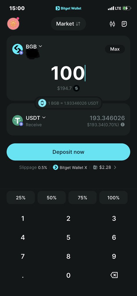jouisvi's tweet photo. @LongLaunches Whale buys are exciting, but checking the swap rate and fees before jumping in is just as important 

Been exploring swaps on @BitgetWalletAF to see what the numbers look like before confirming. https://t.co/QsOPpJu1QD