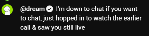 ssionak's tweet photo. ???? why is dream in hax youtube chat https://t.co/kt4c0DE2OX