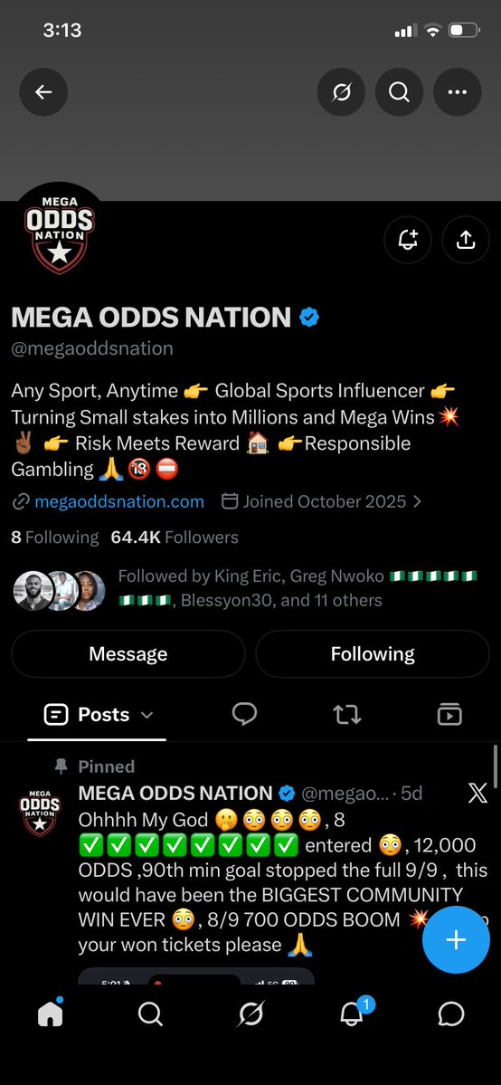 Lococryptsol's tweet photo. @officialmoore7 @megaoddsnation 2001846447
Kuda bank

God bless you for the opportunity king. https://t.co/8xawqVrmhy