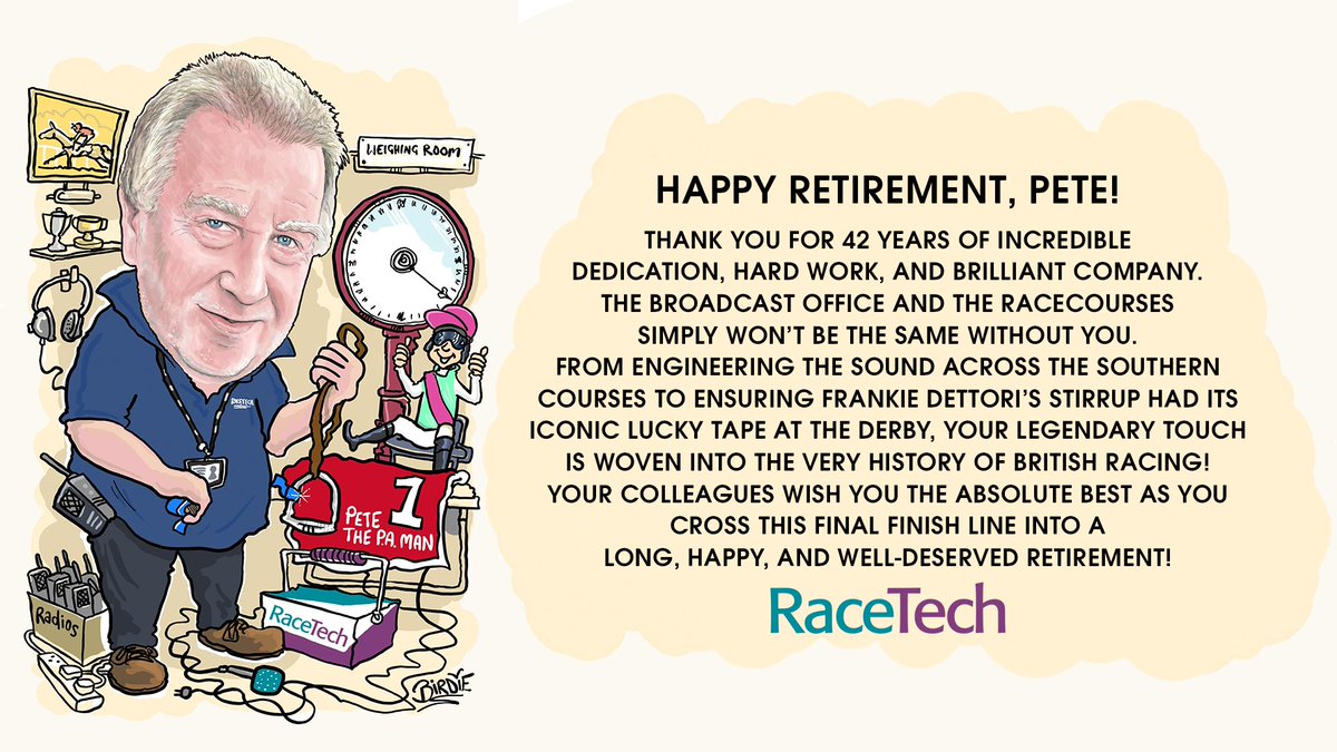 RaceTechUK's tweet photo. Here's to Pete . . . https://t.co/Sf6bEW91Oi