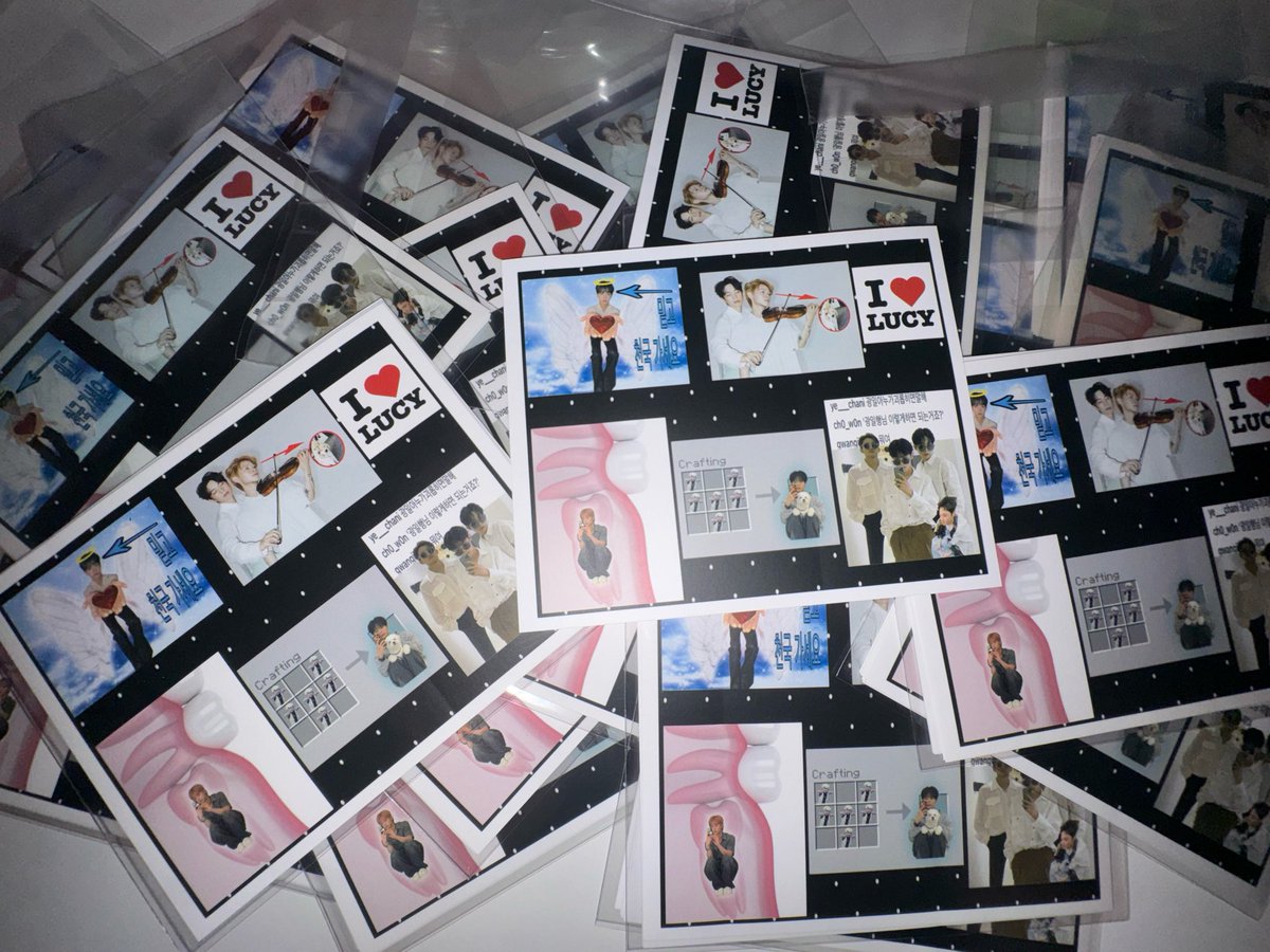 n4hcey's tweet photo. 루시 앙콘 나눔합니다💕💕💕
첫 막 수량 각각 15개
1set - 5장
트찐이슈로 정말 아무나 좋으니 편하게 와주세요………… (맞괄상관xxxxxx)

당일 착장/위치 올리겠습니다

알티한번씩만… 부탁드려여💓💓 https://t.co/h7GGQ30Bfa
