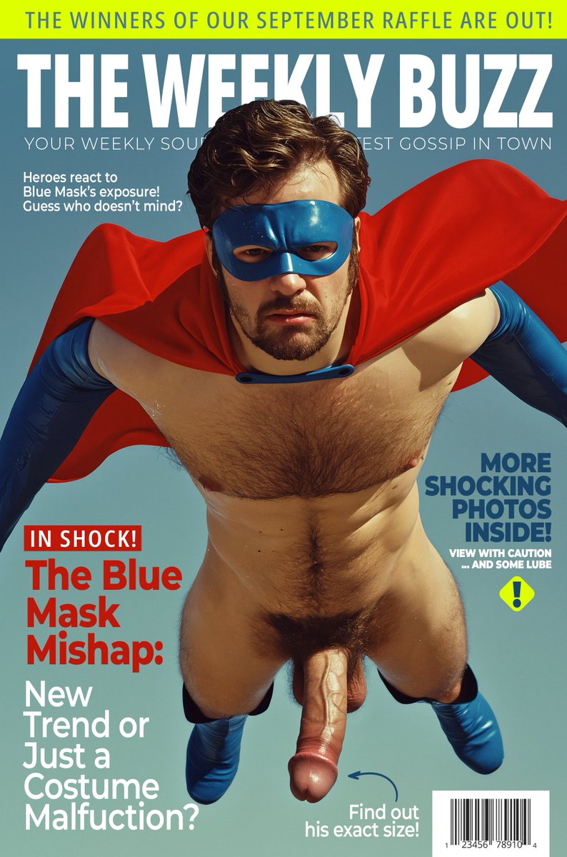 DimXXX777's tweet photo. New trend or a costume malfunction. A video and more at https://t.co/ccIAwxh6OI   #exposedhero #nakedaiguys #gayai https://t.co/Dzezf5dFZK