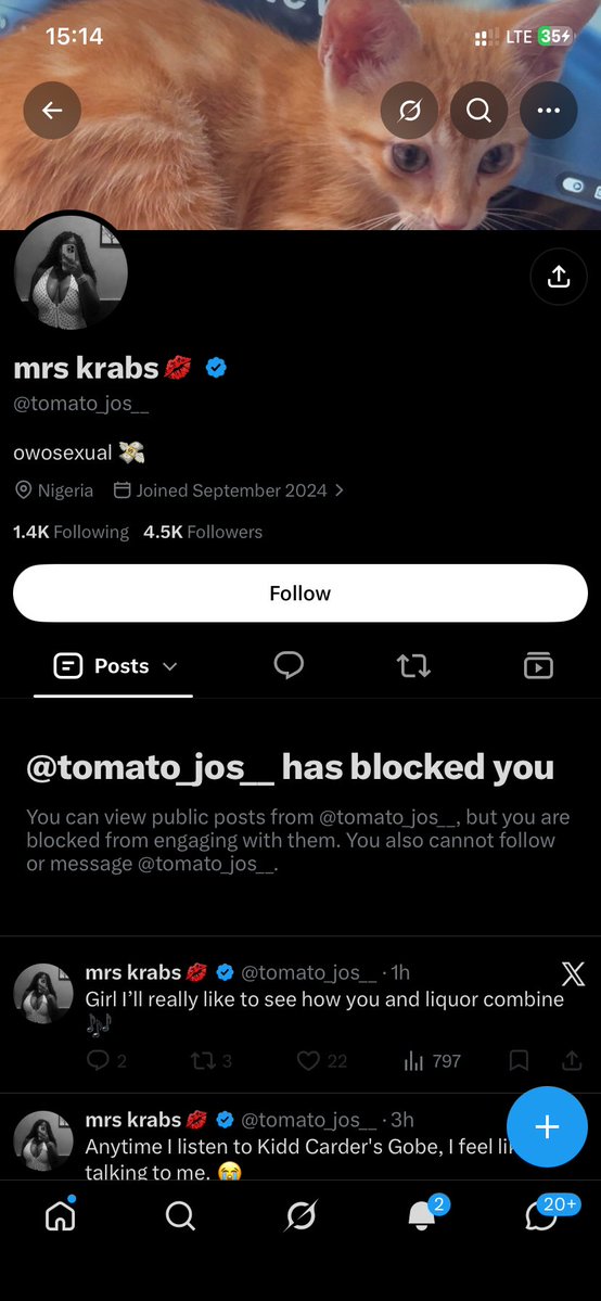 hopsy_braimoh's tweet photo. She block a customer guyyyys🌚
I just ask for price tag o😒 https://t.co/BidwLhWfyd