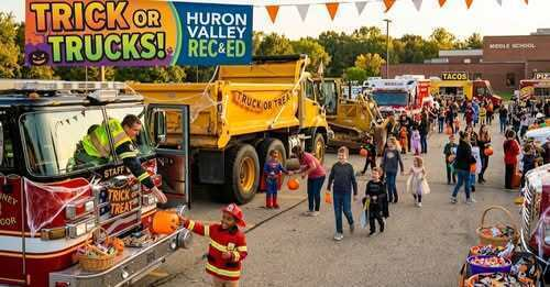 MuirColts's tweet photo. It's everybody's favorite time of year... TRICK OR TRUCKS!!!

Join us for candy, fun, crafts, costumes &amp; more at this year's event, October 21st, at Oak Valley Center! 

Don't miss out! Register today at https://t.co/uojEHnyhtr 

#WeAreHVS https://t.co/OUay7EKbIz