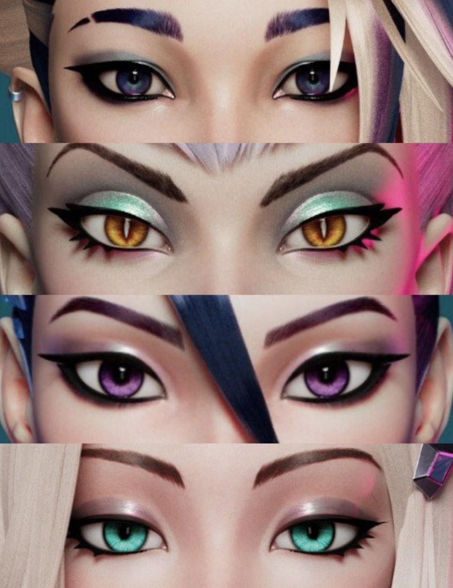 luxnoira's tweet photo. theyve always had gorgeous eye looks but my god https://t.co/CI8ovUxaif