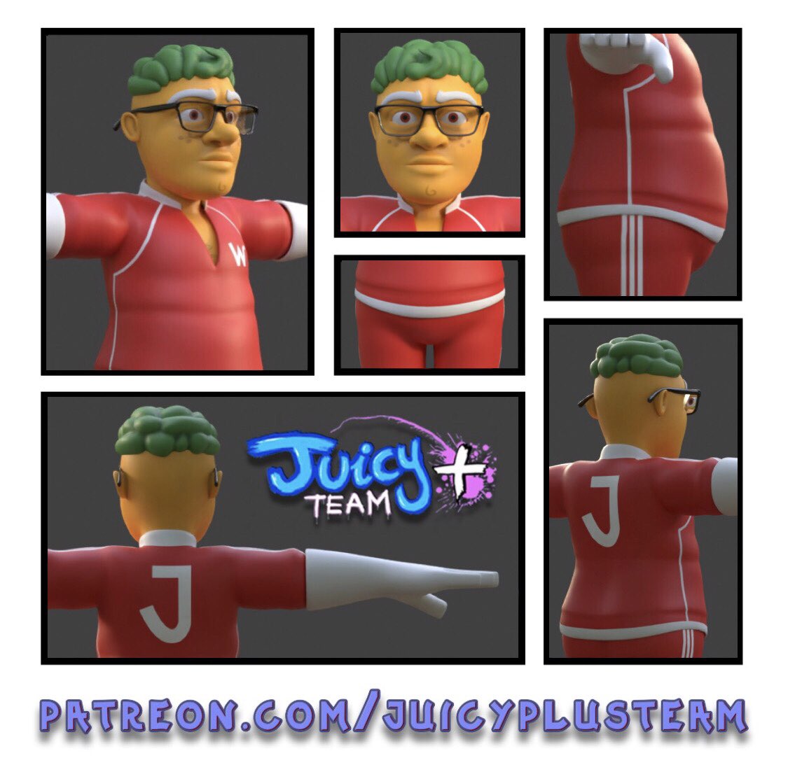 Juicyplusteam's tweet photo. Here is the New Custom Lumpa that TW requested: it’s Lumpa Jay!!! 🍒✨
⬇️⬇️⬇️ Click here!!!⬇️⬇️⬇️
https://t.co/tXrbjEqtQi
#3dmodel #cartoonfeel #chocolatefactory #3d #juicyplusteam #lumpas #wip #lumpa #oompaloompa https://t.co/IAKoSB8cfW