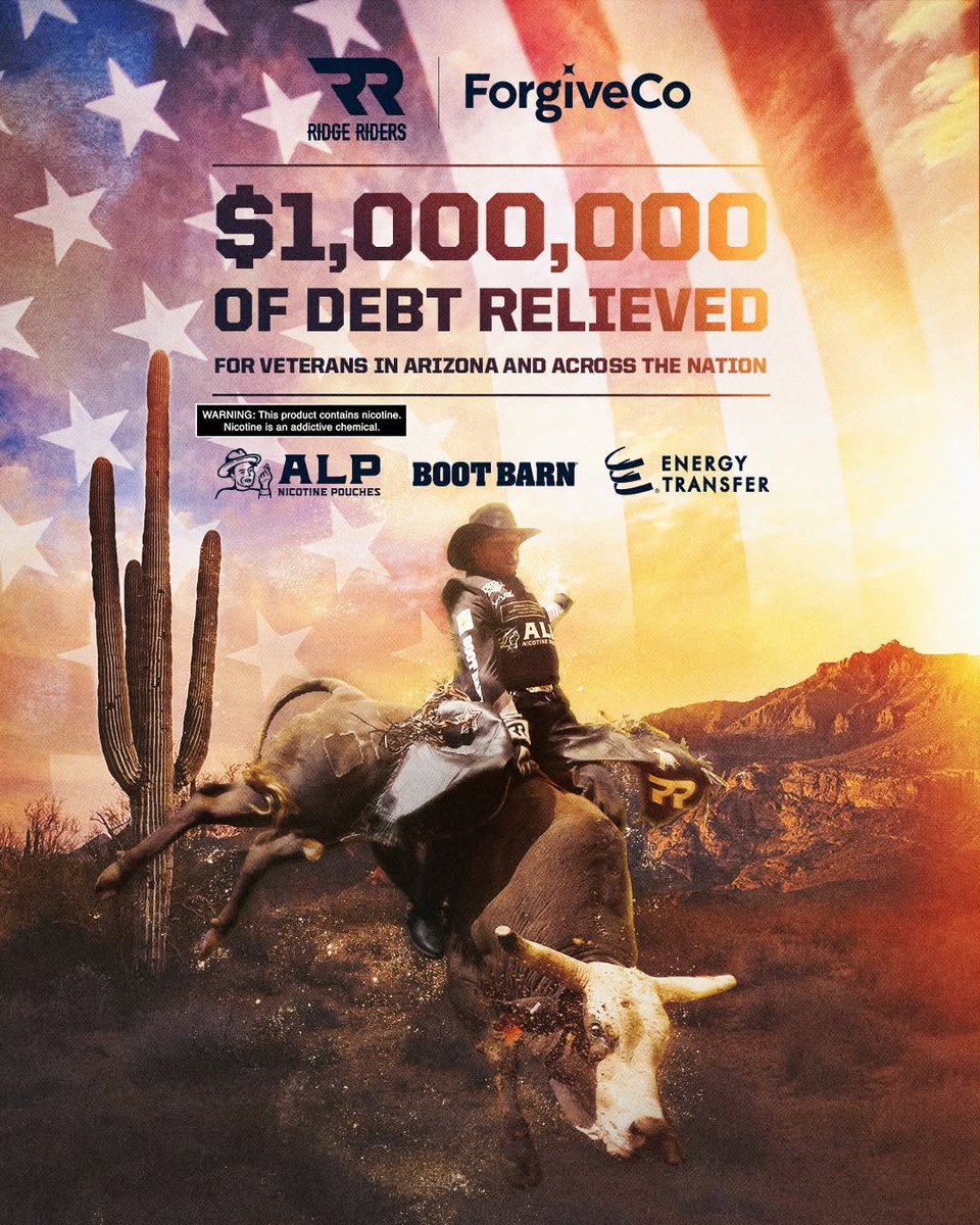 Desert_SW_pipe's tweet photo. @EnergyTransfer is proud to partner with the @AZRidgeRiders to provide debt relief for 733 veterans.
This initiative reflects the meaningful impact businesses, sports organizations and communities can make when we come together to support those who have served our country. https://t.co/Hs3T88FLVe