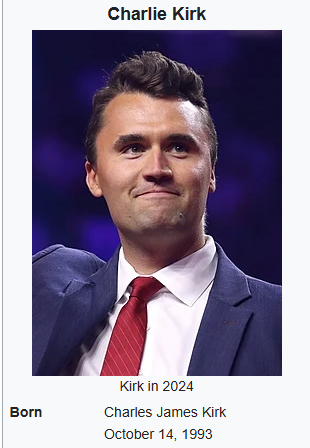 GD44vh's tweet photo. Charlie Kirk and George Floyd share the same birthday https://t.co/snjjVimVXy