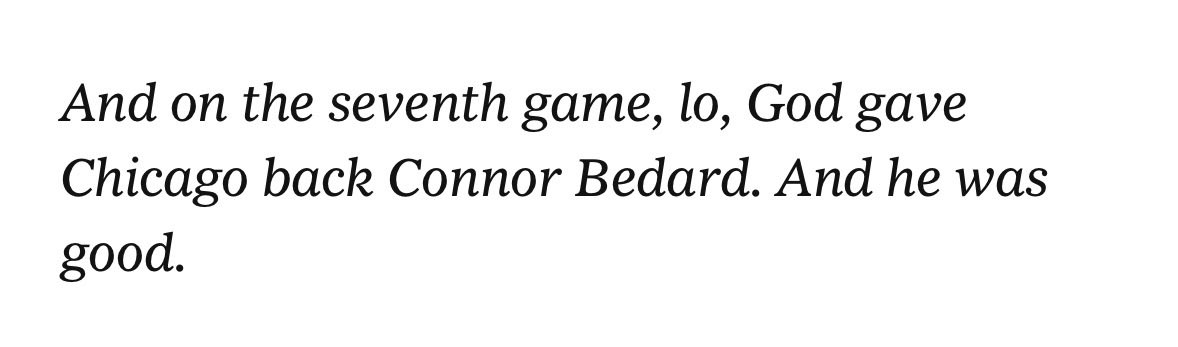 bedsypuck's tweet photo. win so good and needed our journalists are using bible verses in their articles https://t.co/jX7rdVJ0gG