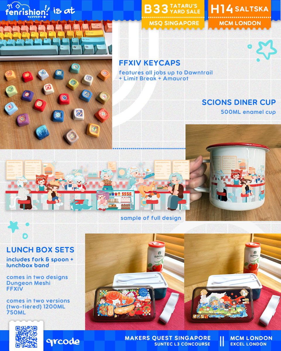 Fenrishion's tweet photo. hallo hello! 
my catalogue for #makersquestsg and #mcmcomiccon UK! :D

I also have some very exciting news- the lovely @.xuanator will be cosplaying Sen Yuzuka!
(senchan sightings?! how exciting!)

I'll be at B-33 Tataru's Yard Sale at MSQSG and H-14 Saltska at MCMUK!

1/3> https://t.co/lw2MbcOwFH