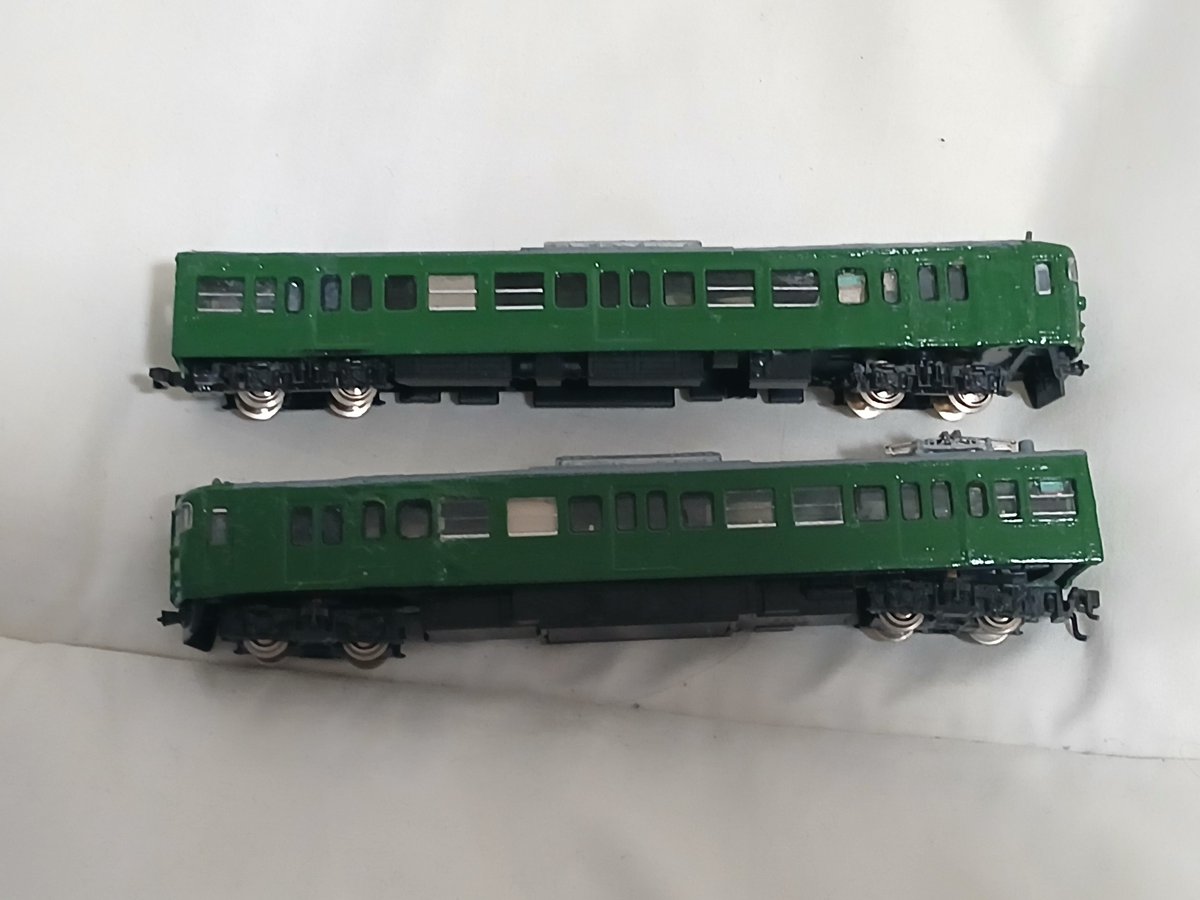 rokkoumichi321's tweet photo. 昔作った113系5300番台のnゲージ。
最近プラレールにハマってるから売ることにした。 https://t.co/yt12apUYeA