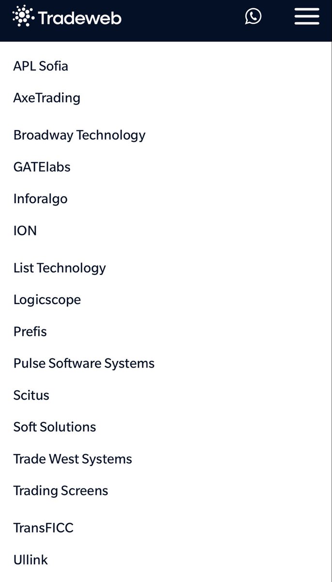 MatthewLINY's tweet photo. Tradeweb partners https://t.co/bqhUguTS71