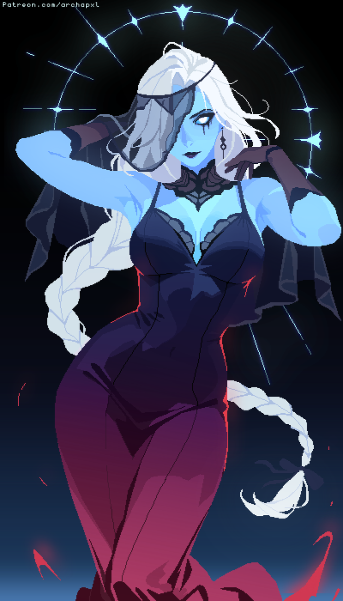 archapxl's tweet photo. Vindicta in a Dress https://t.co/L7EsJbUSzi