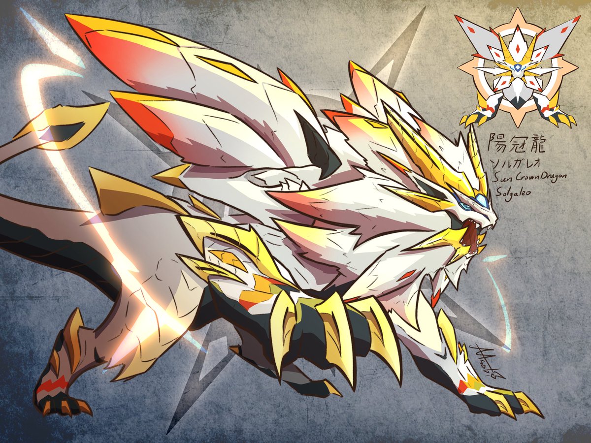 AAAzureAsobibi's tweet photo. I like drawing monster hunter and Pokémon #portfolioday https://t.co/KnAe5A8rJ6