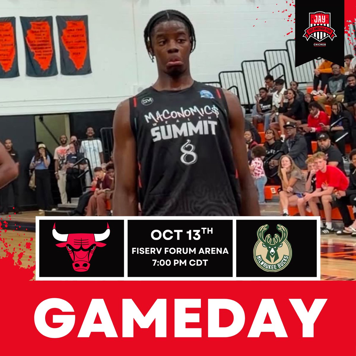 JAYChi_Bulls's tweet photo. The Chicago #Bulls are heading to Milwaukee to take on the #Bucks for their 4th game of the NBA Preseason!

This could be a very fun matchup against two young teams with very new looks to their rosters!

Who are you looking at to step up and show out tonight? 👀🔴 #BullsNation https://t.co/Yn4noXSUp1