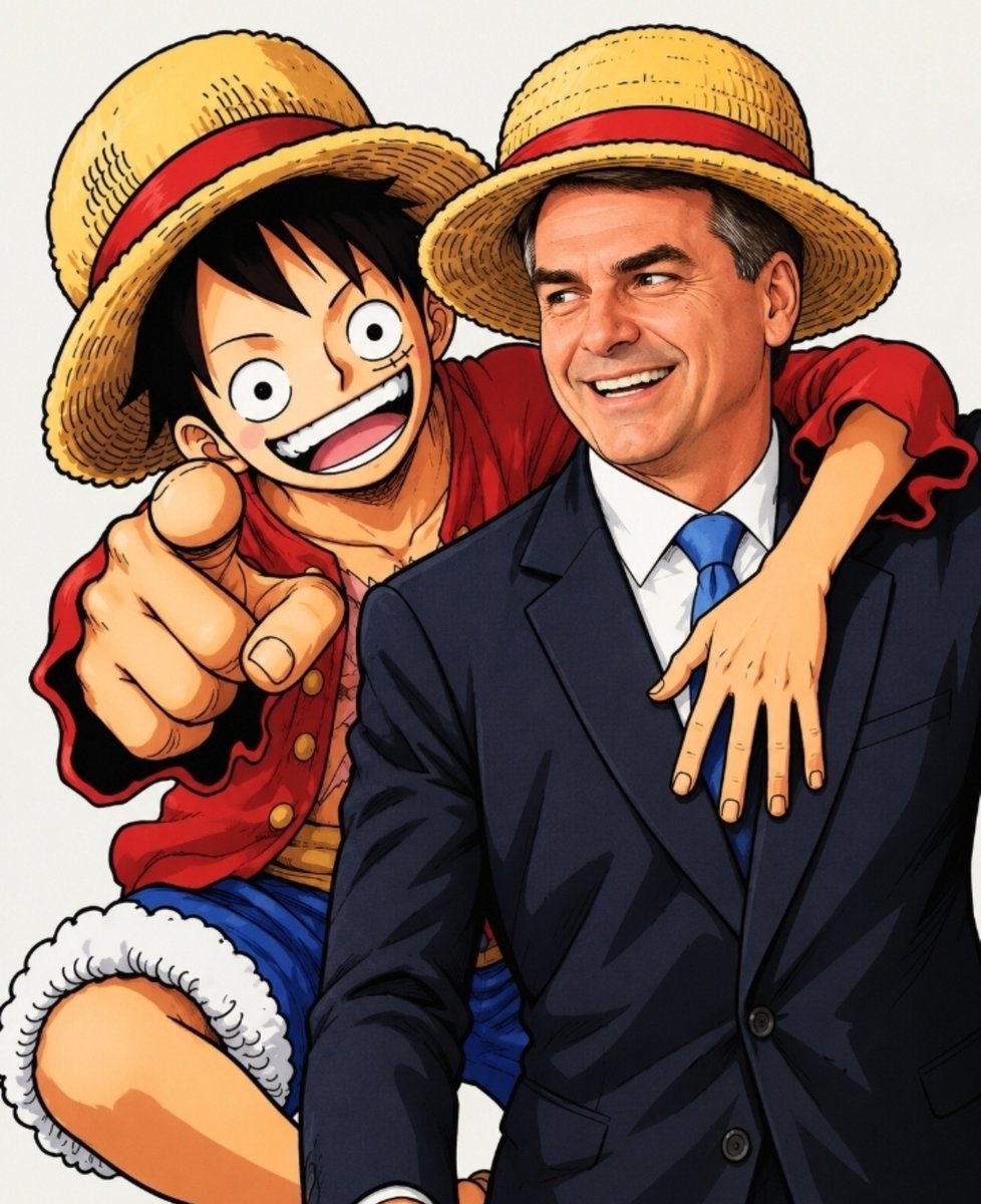ReiTYBW's tweet photo. 🇧🇷🏴‍☠️Por que Luffy jamais apoiaria o sistema atual e daria apoio ao Flávio Bolsonaro, a thread: https://t.co/xGBHqsy65E