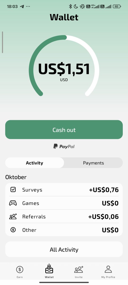 iisaactangiss's tweet photo. #freelance #jobreceh #zonauang in this economy, cuma main game sama jawab survey udh dibayar pake dollar, lumayan banget buat tambah²an pelajar deh, yang penting konsisten https://t.co/titCCYUqkQ https://t.co/AvXXS7C03a