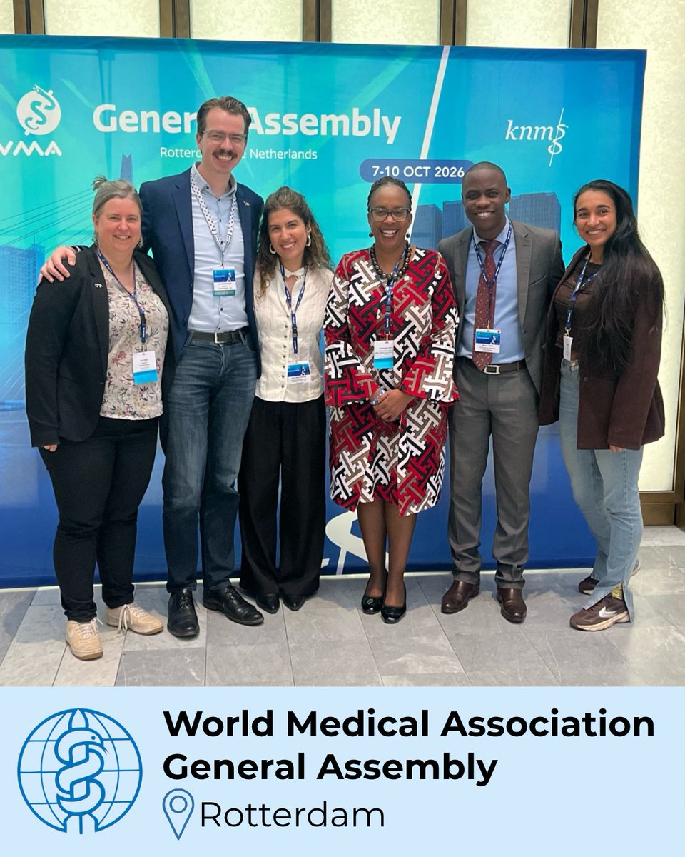 IPPNWS's tweet photo. Our International Student Rep, Anna Khouri, and a delegation of IPPNW's Dutch affiliate (NVMP) attended the @medwma General Assembly in Rotterdam to contribute to discussions on medical ethics, advocate for peace and disarmament, and against the militarization of healthcare! https://t.co/IjQZBarnYL