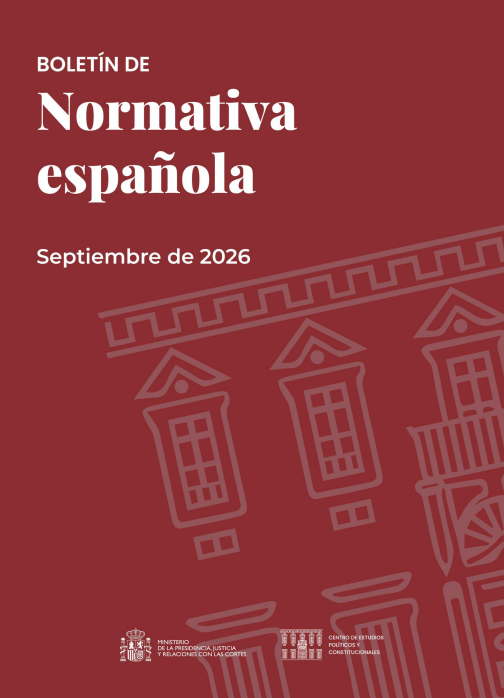 cepcgob's tweet photo. Ya se pueden consultar los #boletinesdenovedadesnormativas del servicio de documentación del @cepcgob de septiembre de 2026
1) Boletín de normativa española: jurisprudencia y disposiciones de ámbito estatal y autonómico publicadas en el @boegob
https://t.co/Duqygk4lDy https://t.co/UVlP2lLYrM