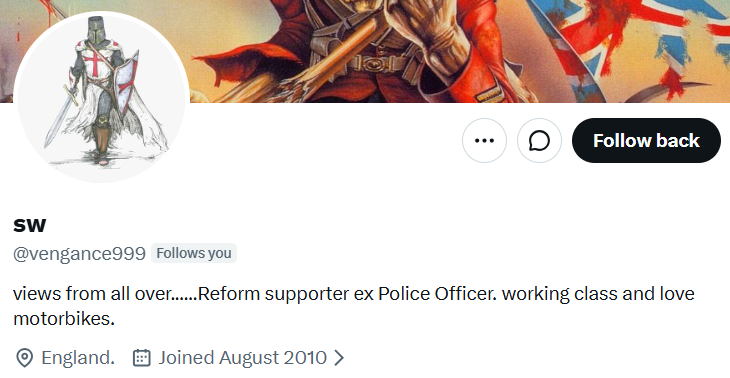 reformexposed's tweet photo. Stuart Wood is Reform UK's Candidate for Shepshed in Leicestershire.

He appears to have the account @Vengance999. Have you been hiding that from @ReformParty_UK?

The one with a Knights Templar Crusader as a profile picture.

The one where he's been promoting Tommy Robinson over and over, including during his campaign to be a Reform UK councillor.

These aren't historical posts, the following are from 2025 and 2026.

Important: @Ben_Bradley_32, @LeeAndersonMP_ and @ReformParty_UK