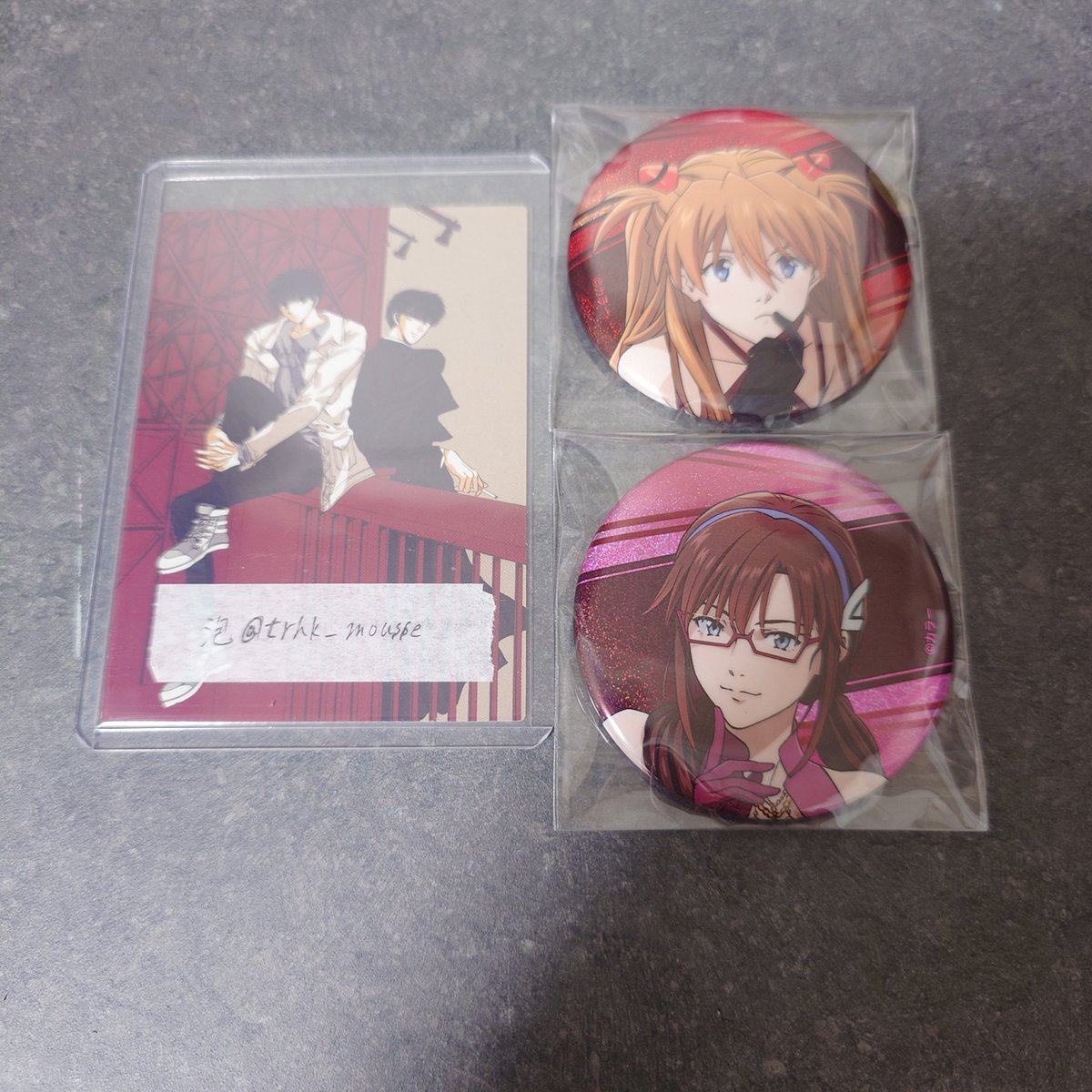 000_mousse's tweet photo. 【交換】
エヴァンゲリオン ALL OF EVANGELION オルエヴァ 缶バッジ

譲】アスカ マリ
求】レイ

アスカはマリ含む交換優先
郵送
11/1までに受け取りたいため、速達など柔軟に対応できる方のみ

お気軽にお声がけください✿ https://t.co/Tdk7uSz58D