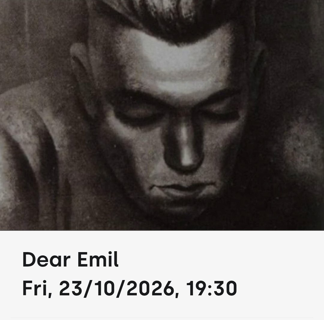 kcdevents's tweet photo. Not KCD related but wanted to share to support! On the 23rd and 24th of October @loganhillier5 and @TheSirRadzig will be starring in "Dear Emil" in Prague! Tickets and details can be found below and hope some of you can go along to the show 😃

https://t.co/iQhe2L9NP6 https://t.co/Do3Mflvmpr