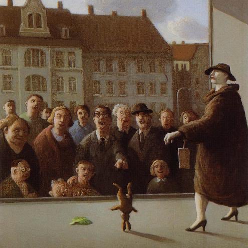 Bertrom's tweet photo. Michael Sowa is a German artist known mainly for his paintings, which are variously whimsical, surreal, or stunning. https://t.co/VtoCtQFTIt