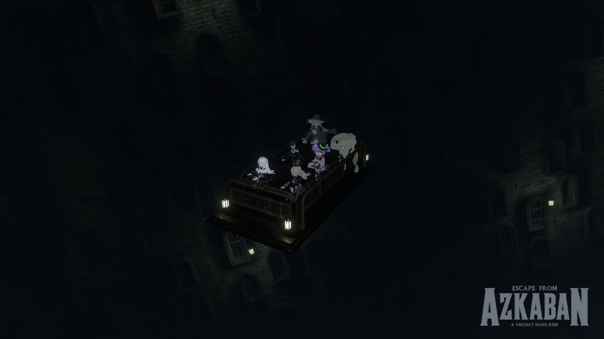 AUA8149's tweet photo. 今日の #VRChat
かなり質感良かったけど、自動撮影機能はイマイチかも……

カメラが遠遠いよ……

#キプフェル3D #Pmma3D

🌎Escape from Azkaban ［RIDE］EN ⁄ JP
https://t.co/ds5H9bAtWX https://t.co/aSPI0xypZx