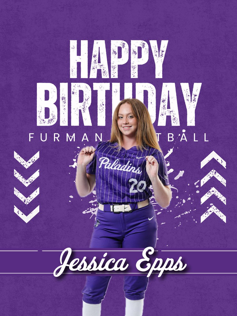 FurmanSB's tweet photo. Happy birthday to Freshman, @jessicaepps26 

Hope you have a great day! 🎉 https://t.co/7lVF1ESiNf