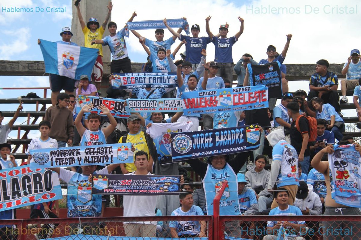 HablemosCristal's tweet photo. Sporting Cristal ganó aquí en Cajamarca y el hincha celeste estuvo de principio a fin.
#sportingcristal #fuerzacristal #hablemosdecristal #cajamarca https://t.co/4x121Hh30h