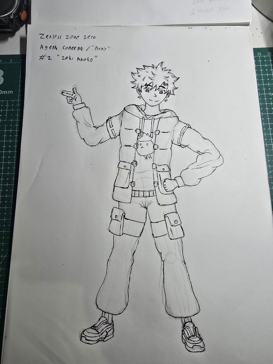Alif_Artali01's tweet photo. Zenless Zone Zero OC Concept, "Zaki Amato" (Proxy)
#Inktober #Inktober2026 #zzzero #ZenlessZoneZero #zzzeroOC https://t.co/UoBTK4py6s