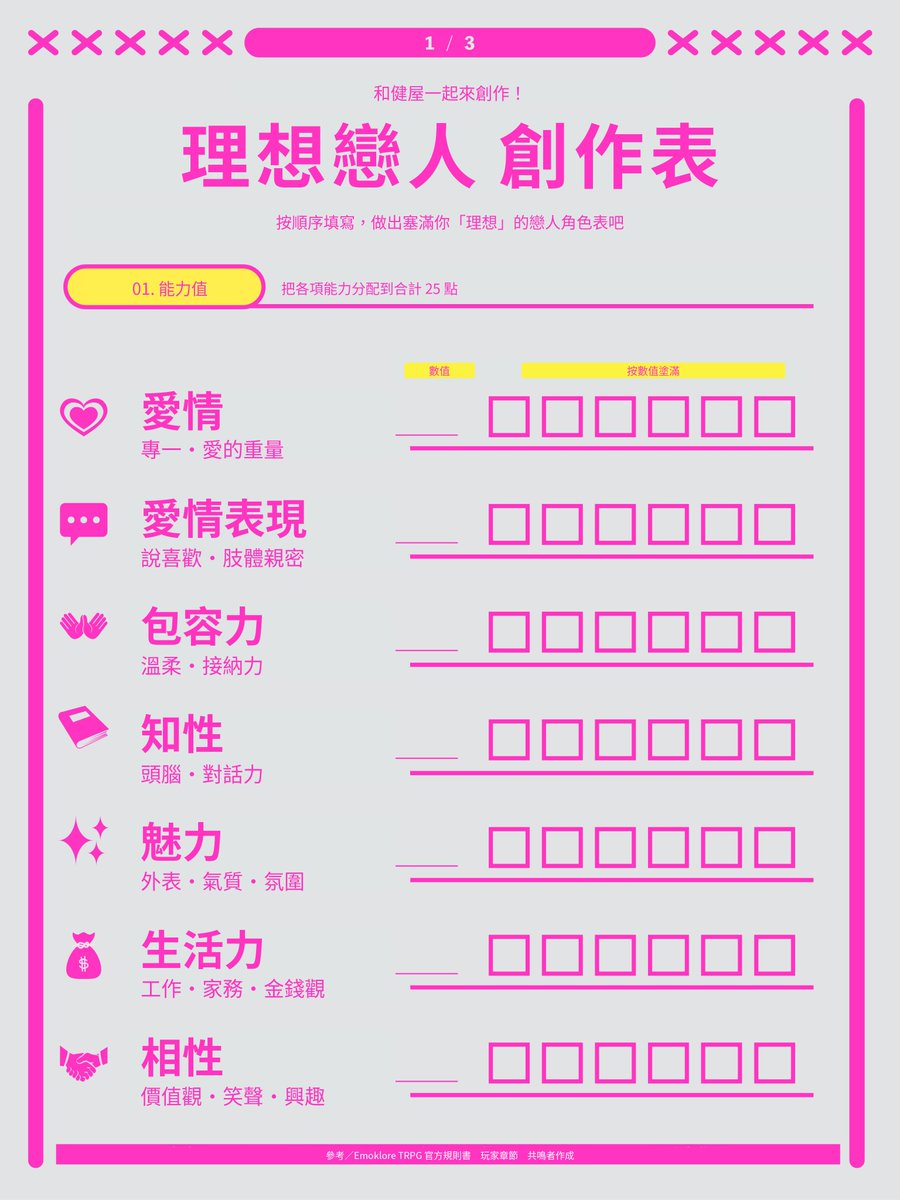 hoitingmui's tweet photo. 打算之後直播玩所以也整理了中文版!
不懂日文的也可以使用這個版本✨
再次感謝健屋花那樣製作那麼���趣的企劃！ https://t.co/QJ99RGskB5