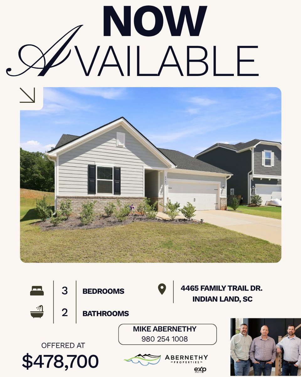 abernethyprop's tweet photo. Move-In Ready Ranch Home Loaded with Upgrades🤩

https://t.co/Xx0KD0ISeP

#AbernethyProperties #realestate #homeforsale #upgrades #ranchhome https://t.co/s7K7Q17tdh