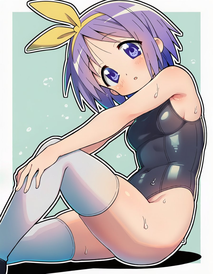 LeopLeo69277's tweet photo. 白ニーハイ x 水着🩱の #柊つかさ
#らきすた https://t.co/kLWsT9vpz0