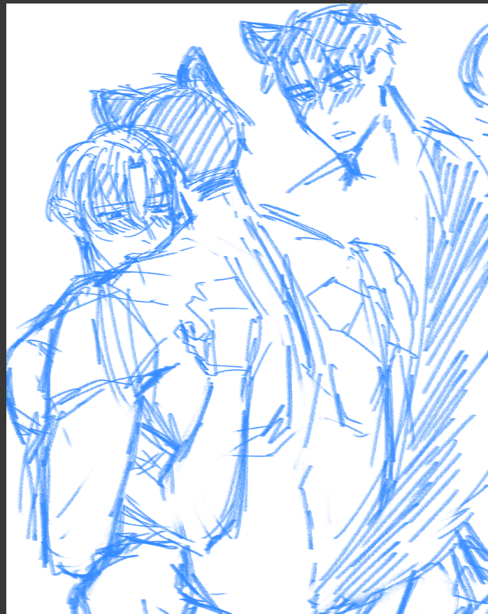 jembudjaekwan's tweet photo. i dont think i've uploaded this before so have an old sketch of werewolf jaekwan x vampire soleum #jaesol https://t.co/iqRJFrkx3X