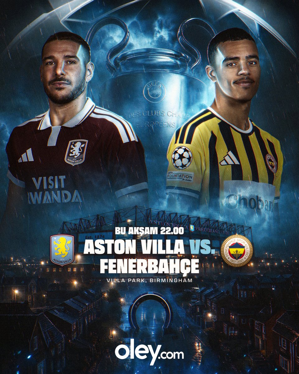 oleycom's tweet photo. Şampiyonlar Ligi’nde temsilcimiz Fenerbahçe, Aston Villa karşısında sahaya çıkıyor! ⚽

Sarı lacivertlilerin Avrupa mücadelesine https://t.co/ZI8slUXWsL’da ortak ol! 🔥 https://t.co/biVC3oe6ok