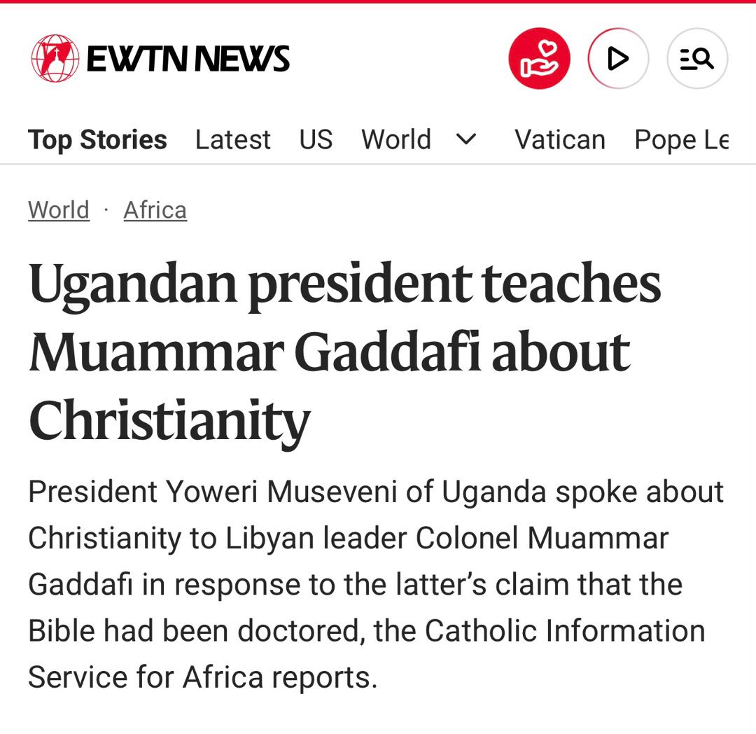 RobertKayanja's tweet photo. We thank God for our president who is Spirit filled and knows the word of God. 

Over the years we have seen people who have come out to mock the gospel and work of the HolySpirit……the rest is history! https://t.co/8DrfuEIBHx