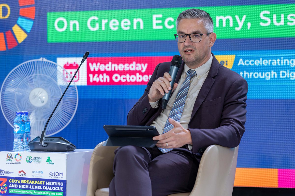 UNICEFUganda's tweet photo. “The green transition will only become sustainable when it becomes economically viable"-Nicolas Oebel

@EnabelinUganda https://t.co/Ir9UFePnwO