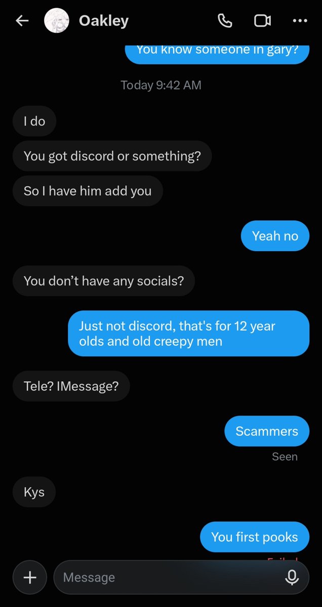 B_asaurus_Rex09's tweet photo. Sorry Im not trying to get scammed you dumb bitch, Ass kisser #drugtwt https://t.co/uNxcSnHTCg