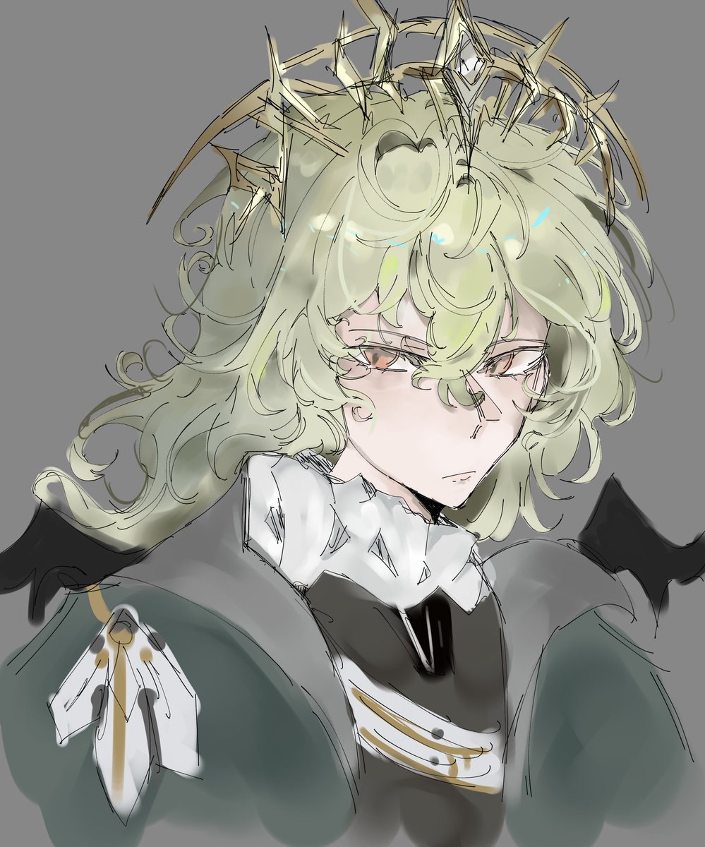 Polluxlover's tweet photo. first request.. tulu!!
One of my fav charas so i am glad i got to draw him..   that crown though. i aint dealing it w more than this

#morimens #tulu https://t.co/d18fj2ZpoX