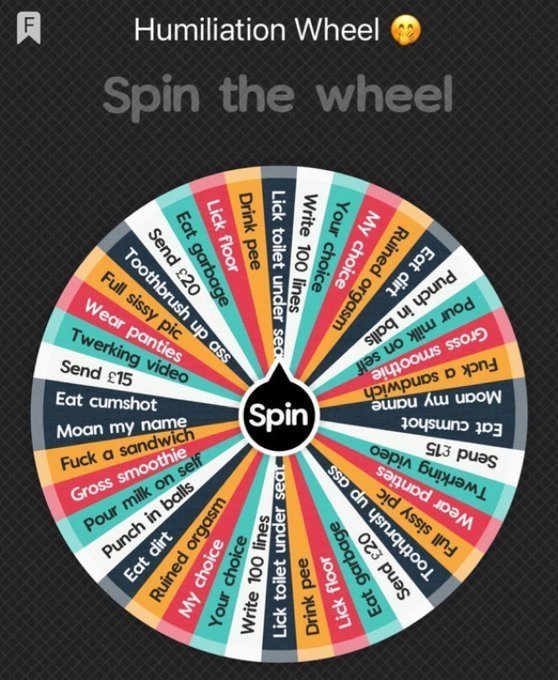 Jay_Hafne's tweet photo. Humiliation Task Wheel Spin for all those who follow the instructions below ⬇️   

Retweet, comment on how many inches your tiny clit is and get the chance to complete all my personal tasks

#nsfw #porn #sex #nsfwtwter #hentai #porno https://t.co/SZiMpaBRxE