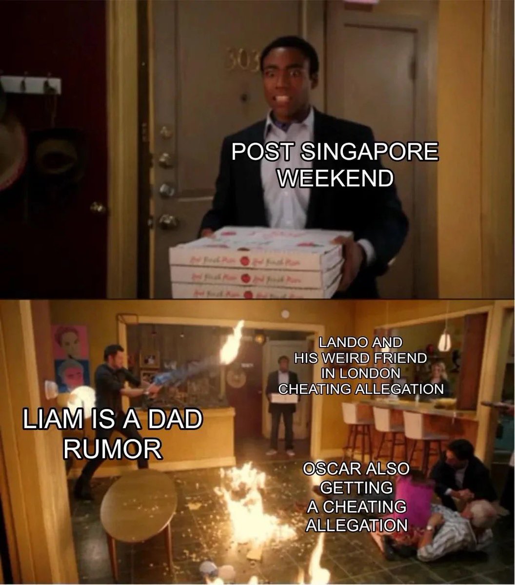 f1trollofficial's tweet photo. F1 fans post Singapore https://t.co/jnBXqoWFVn