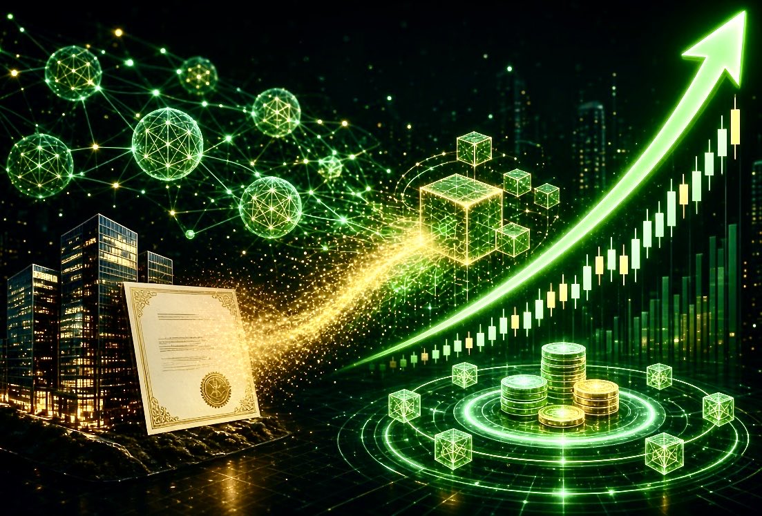 AlveyChain's tweet photo. ✨How Alvey Chain’s #RWA Program Works🧠
Alvey Chain’s fractional Real World Assets (fRWA) program brings small company shares on-chain through dedicated liquidity, exclusive robinhood:0x302dacc52492095fb054937112a5aac4617ecfb3 access, and direct profit settlement.

1️⃣  On-Chain Liquidity Foundation Liquidity pools for participating companies sit natively on Alvey Chain, with TVL positioned to scale toward multi-million levels. Our Balin-style oracle models this liquidity (comparable to penny-stock dynamics) and converts it into distributed shares of the underlying small companies.

2️⃣  1:1 Share Bridging These pools back the issuance of 1:1 bridged shares, enabling primary fRWA trading on Robinhood and Binance Smart Chain with direct WALV pairs.

3️⃣  WALV-Exclusive Ownership You become a shareholder in a company only by purchasing its token using WALV on Robinhood or BSC.

4️⃣  Profit Cash-Out Monthly or quarterly company profits are settled through our bridge. The exact amount acquired with WALV is matched by ready liquidity already positioned in the corresponding on-chain pools.

5️⃣  How Participants Benefit a) Speculate on projected next-month revenue for trading profits (note: these markets can be volatile). b) All purchases must be made exclusively with WALV on Robinhood or BSC. c) Cash out on-chain via the company-backed pools that supply their own liquidity and profits.

📌Only robinhood:0x302dacc52492095fb054937112a5aac4617ecfb3 holders participate and earn.
fRWA is expanding quickly: 6 companies are already onboarded with a combined $300K USDT (generating $75K in Alvey protocol revenue), and more additional companies are in the pipeline.
The future of Alvey Chain is on-chain.