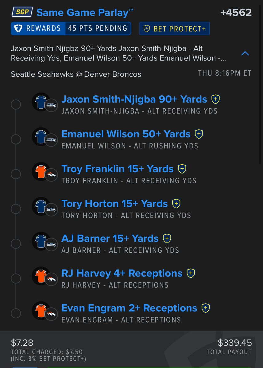 mrsalsays's tweet photo. TNF Lotto: Vol 1

If it’s this easy i quit 😂
@Playbook https://t.co/FydfB22BPS